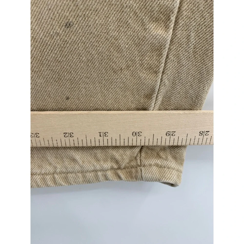 Vintage Levi 550 Jeans Mens 32x30 Beige Relaxed Made USA Distressed (Tag 33x30)